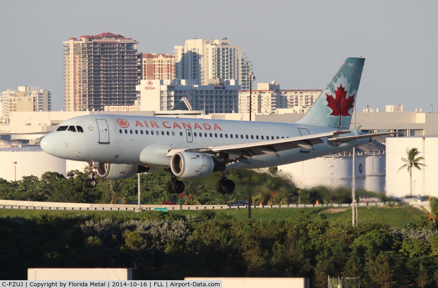 C-FZUJ, 1997 Airbus A319-114 C/N 719, Air Canada