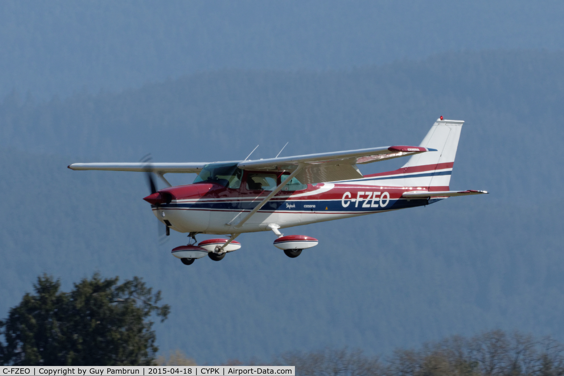 C-FZEO, 1972 Cessna 172L C/N 17260572, Landing