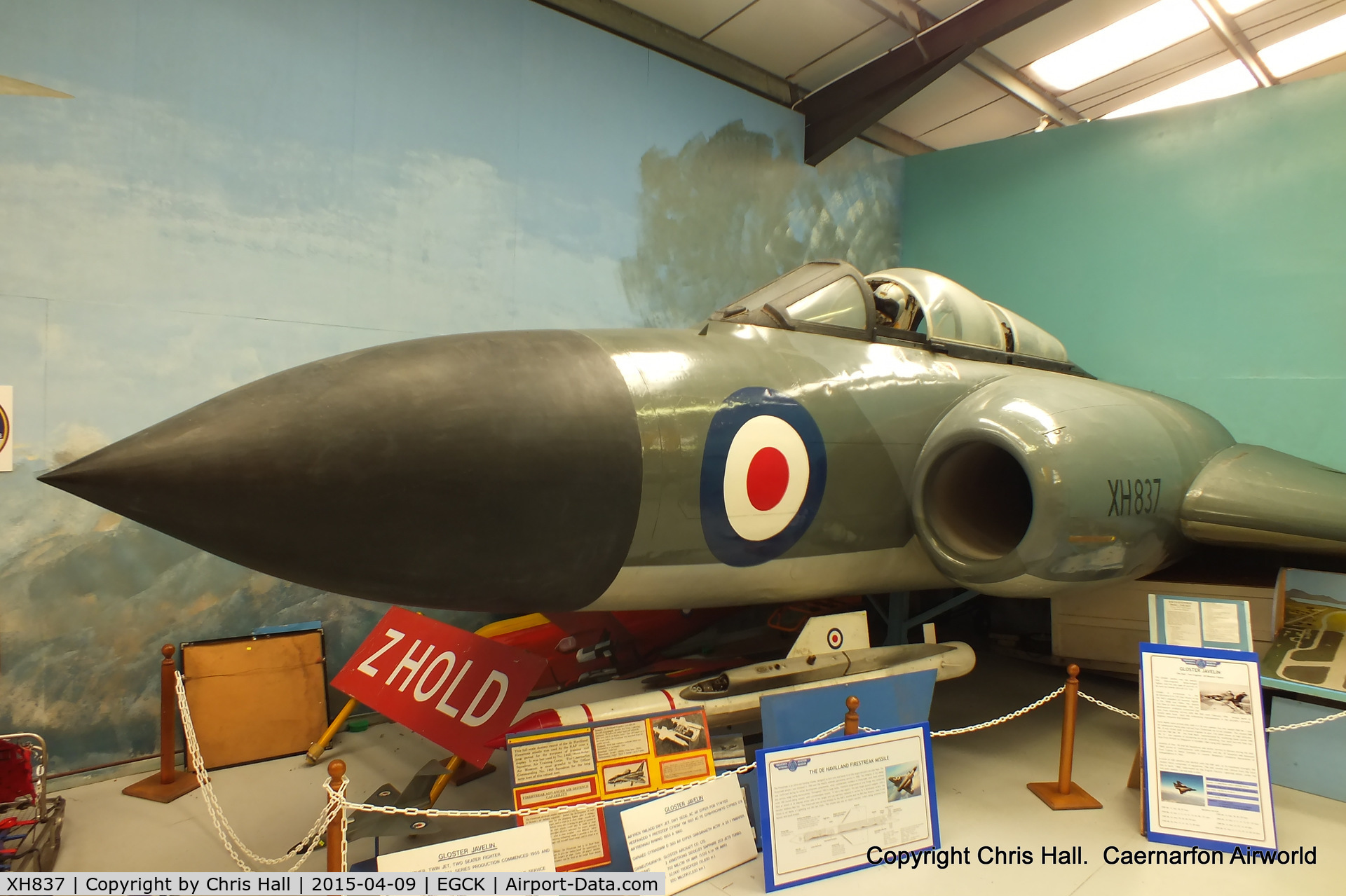 XH837, 1958 Gloster Javelin FAW.7 C/N Not found XH837, at Caernarfon Airworld