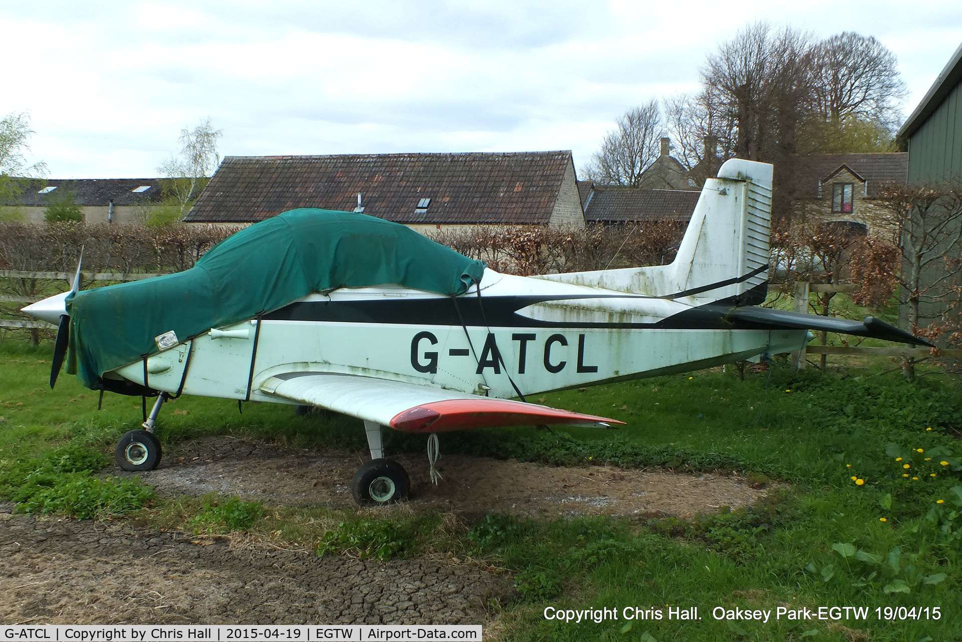 G-ATCL, 1964 Victa Airtourer 100 C/N 93, at Oaksey Park