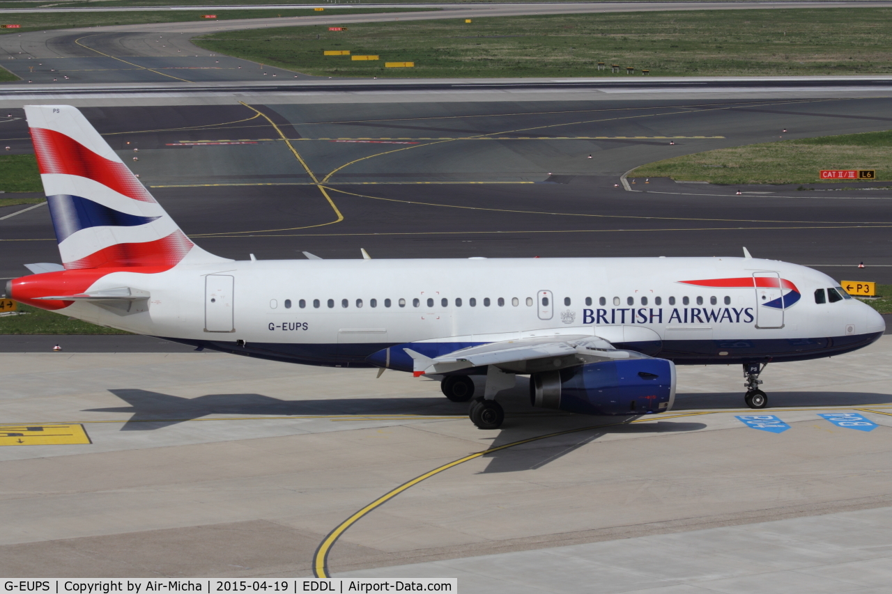 G-EUPS, 2000 Airbus A319-131 C/N 1338, British Airways