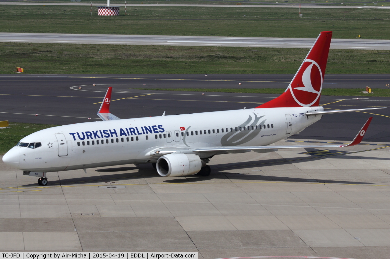 TC-JFD, 1998 Boeing 737-8F2 C/N 29766, Turkish Airlines