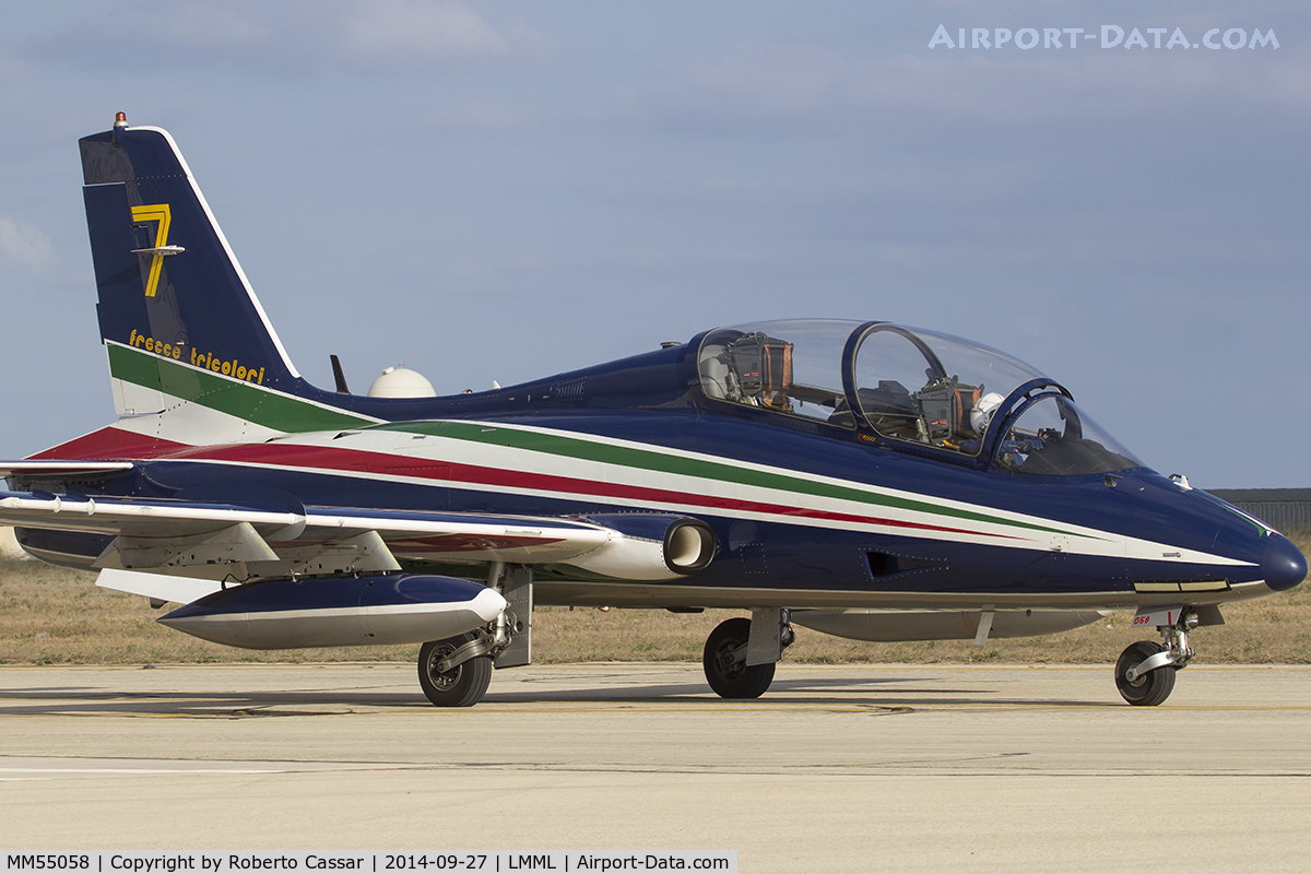 MM55058, Aermacchi MB-339PAN C/N 6852/190/AA087, Malta International Airshow 2014