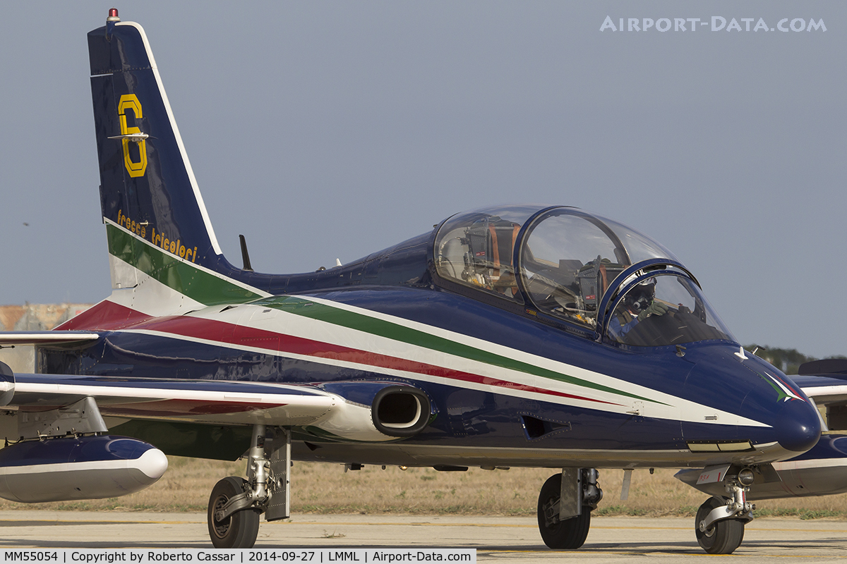 MM55054, Aermacchi MB-339PAN C/N 6848/188/AA085, Malta International Airshow 2014