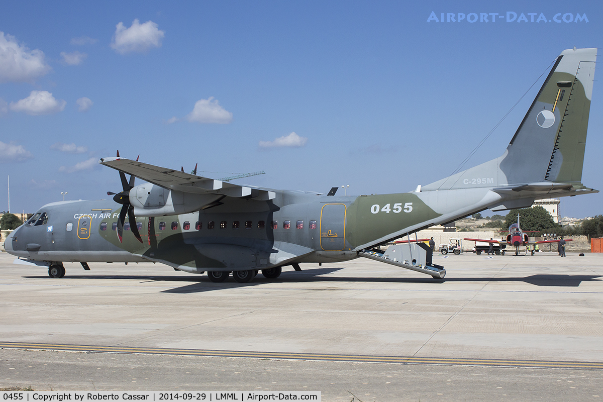 0455, CASA C-295M C/N S-075, Malta International Airshow 2014