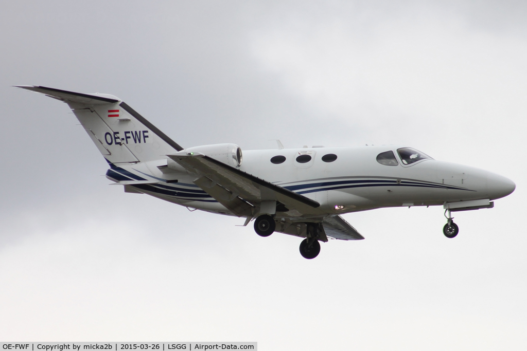 OE-FWF, 2007 Cessna 510 Citation Mustang Citation Mustang C/N 510-0048, Landing