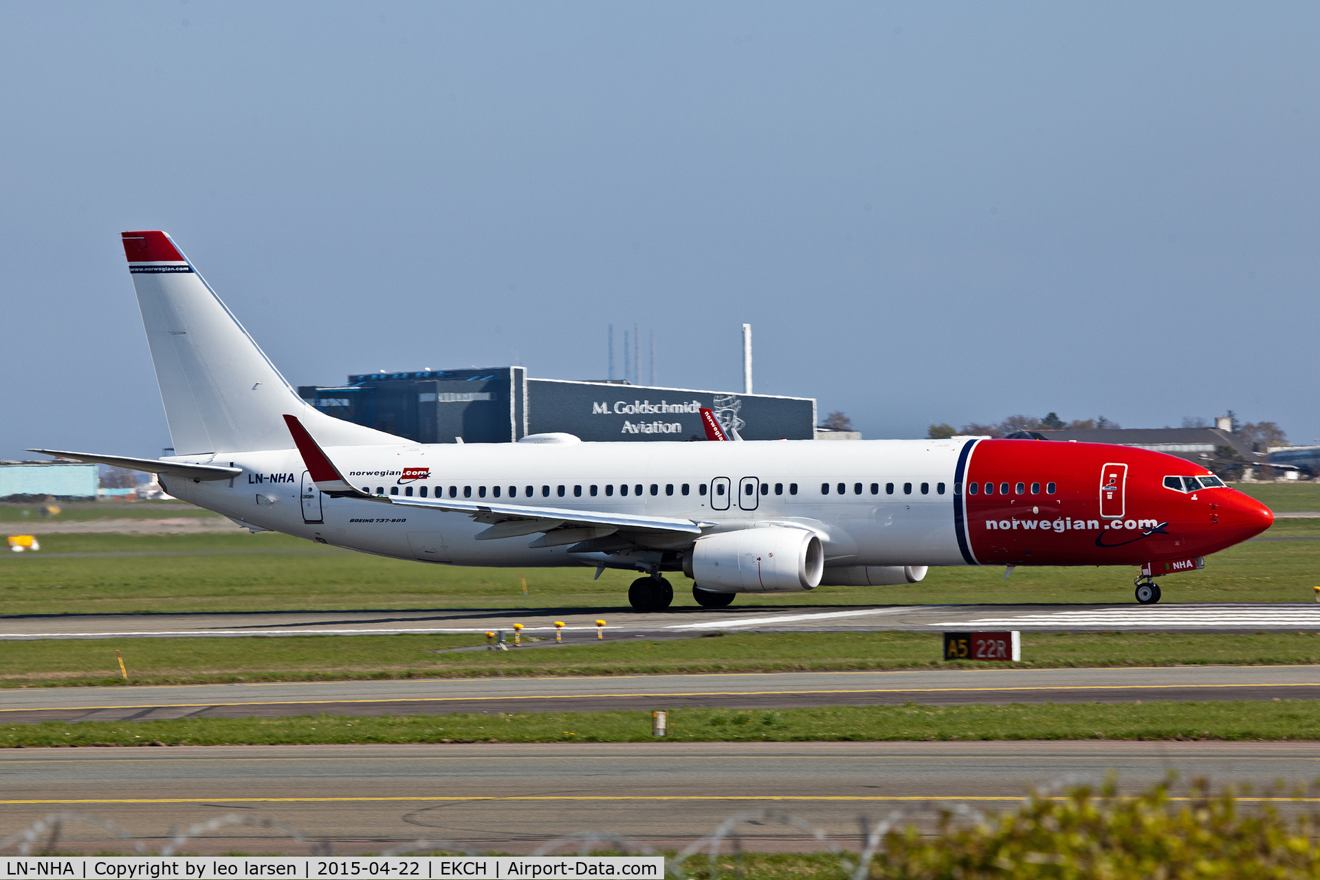 LN-NHA, 2014 Boeing 737-8JP C/N 41129, Copenhagen Kastrup 22.4.15