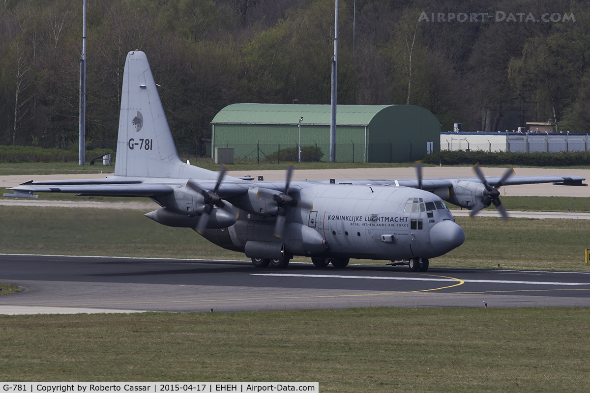 G-781, Lockheed C-130H Hercules C/N 382-4781, Eindhoven