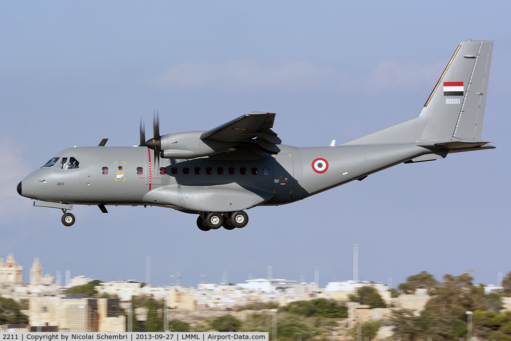 2211, 2012 CASA CN-235-300M C/N C188, Another rare beauty at Malta, landing runway 31