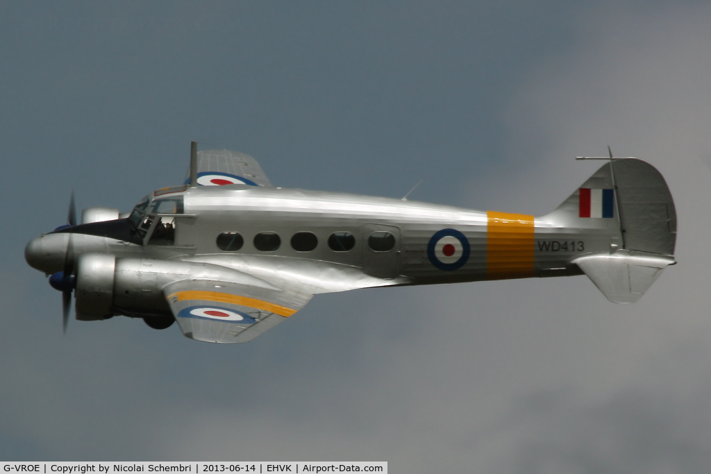 G-VROE, 1950 Avro 652A Anson T.21 C/N 3634, Luchtmachtdagen 2013