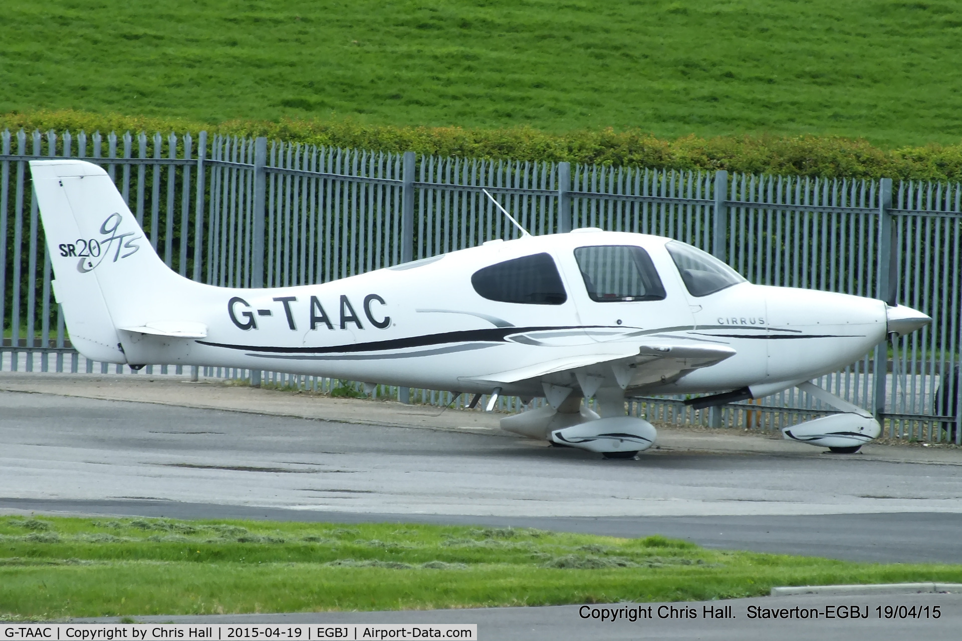 G-TAAC, 2006 Cirrus SR20 GTS C/N 1694, at Staverton