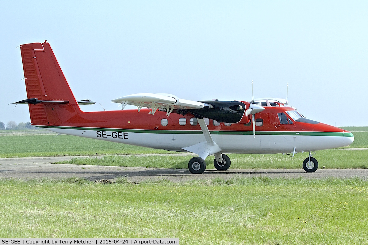SE-GEE, 1973 De Havilland Canada DHC-6-300 Twin Otter C/N 364, 1973 De Havilland Canada DHC-6-300 Twin Otter, c/n: 364
with Langar Skydive for 1 week