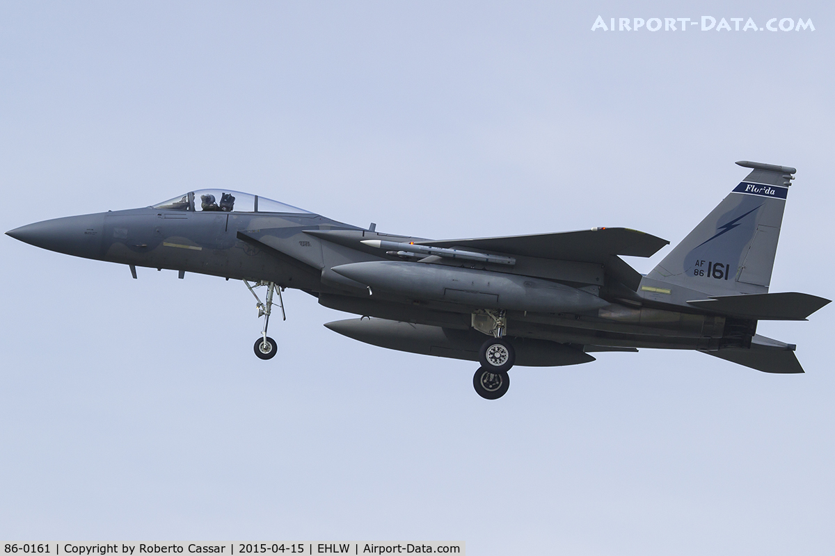86-0161, 1986 McDonnell Douglas F-15C Eagle C/N 1008/C389, Frisian Flag 2015