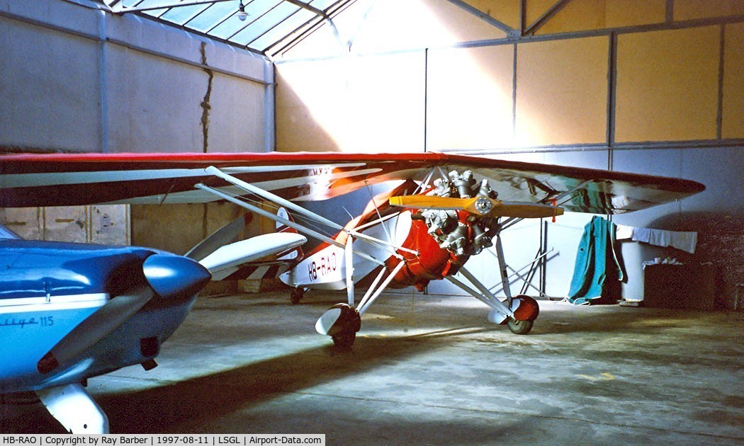 HB-RAO, 1937 Morane-Saulnier MS.317 C/N 329, Morane-Saulnier MS.317 [6583/329] Lausanne-Blecherette~HB 11/08/1997