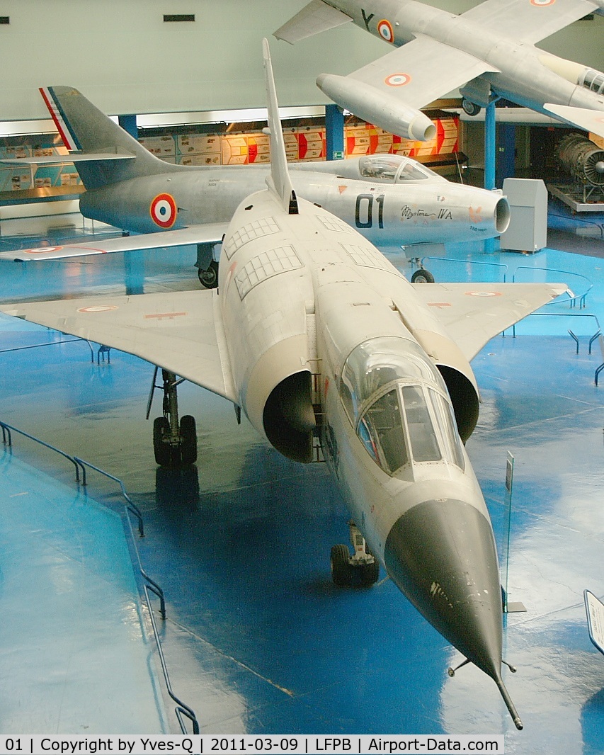01, 1965 Dassault Mirage III.V C/N 01, Dassault Mirage III.V, Air & Space Museum Paris-Le Bourget (LFPB-LBG)