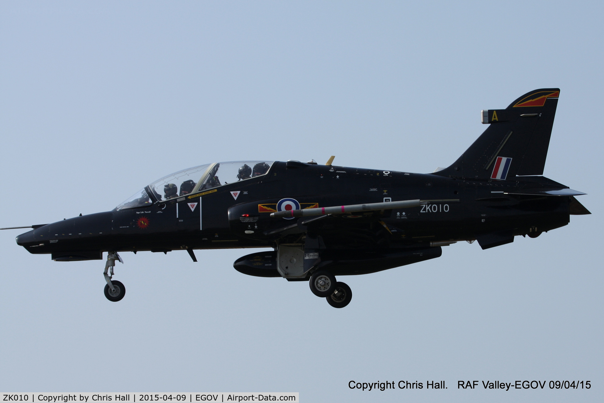 ZK010, 2005 British Aerospace Hawk T2 C/N RT001/1239, RAF IV Sqn