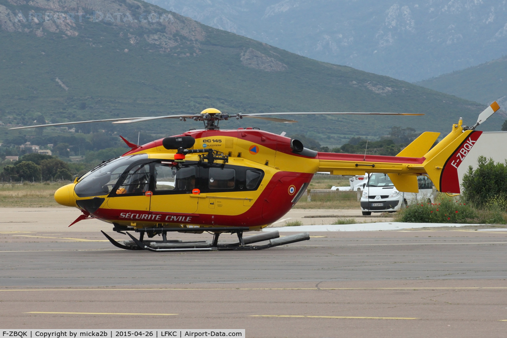 F-ZBQK, Eurocopter-Kawasaki EC-145 (BK-117C-2) C/N 9372, Parked