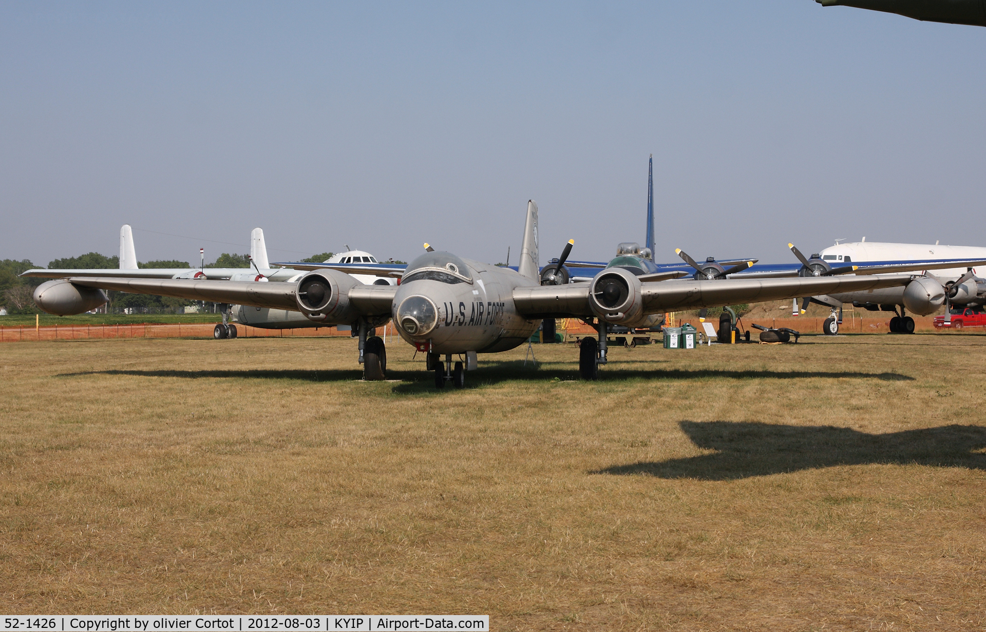 52-1426, 1952 Martin RB-57A Canberra C/N 009, slim lines of the Canberra