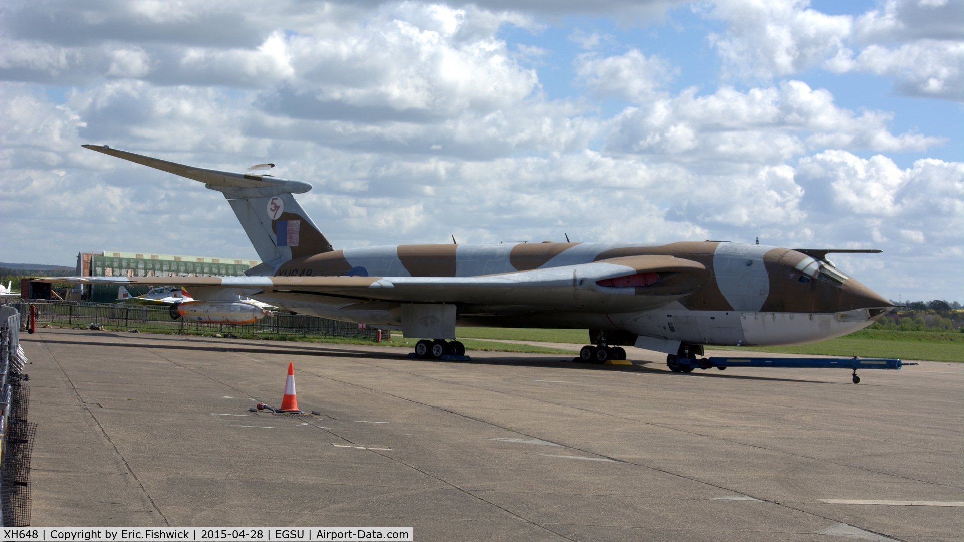 XH648, 1959 Handley Page Victor K.1A C/N HP80/48, 3. XH648 rare excursion to the parking area at The Imperial War Museum, Duxford.