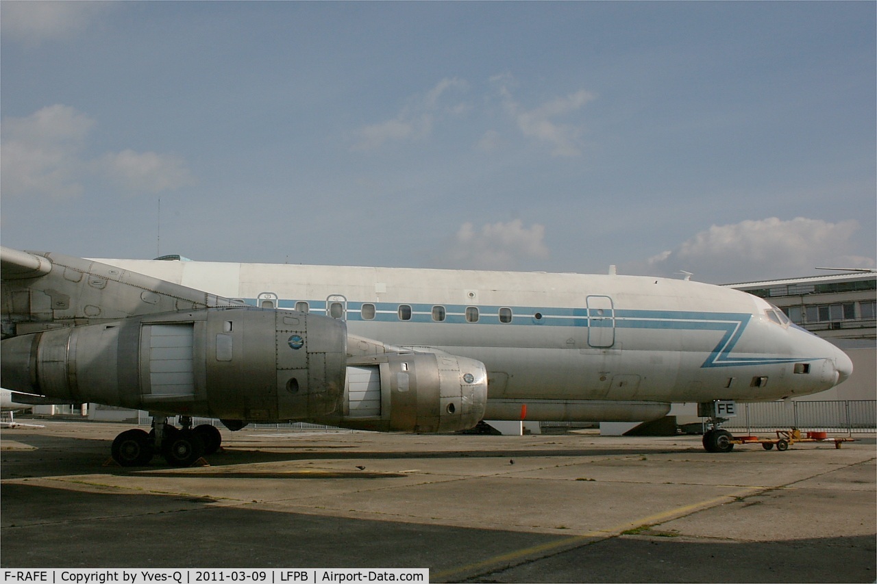 F-RAFE, 1961 Douglas DC-8-33 (DC-8-53) Sarigue C/N 45570, Douglas DC-8-33 Sarigue, Air & Space Museum Paris-Le Bourget (LFPB-LBG)