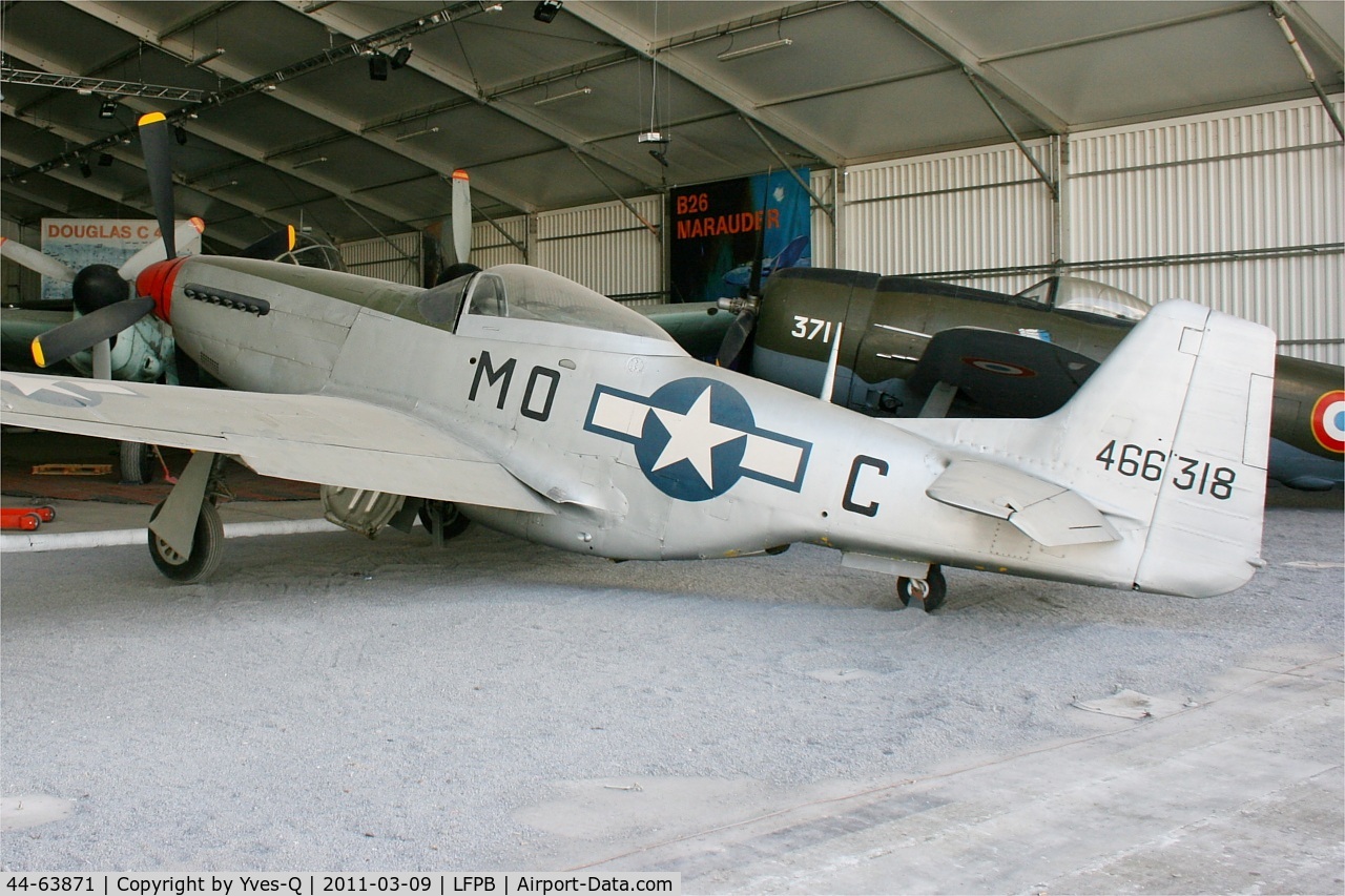 44-63871, 1944 North American P-51D Mustang C/N 122-31597 (N9722F), North American P-51D Mustang, Air & Space Museum Paris-Le Bourget (LFPB-LBG)