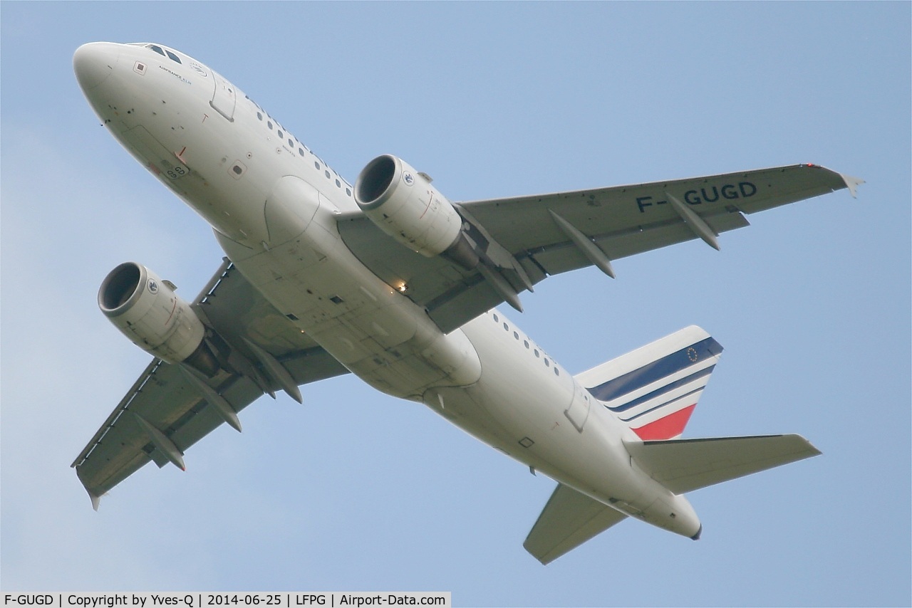 F-GUGD, 2003 Airbus A318-111 C/N 2081, Airbus A318-111, Take-off Rwy 27L, Roissy Charles De Gaulle Airport (LFPG-CDG)