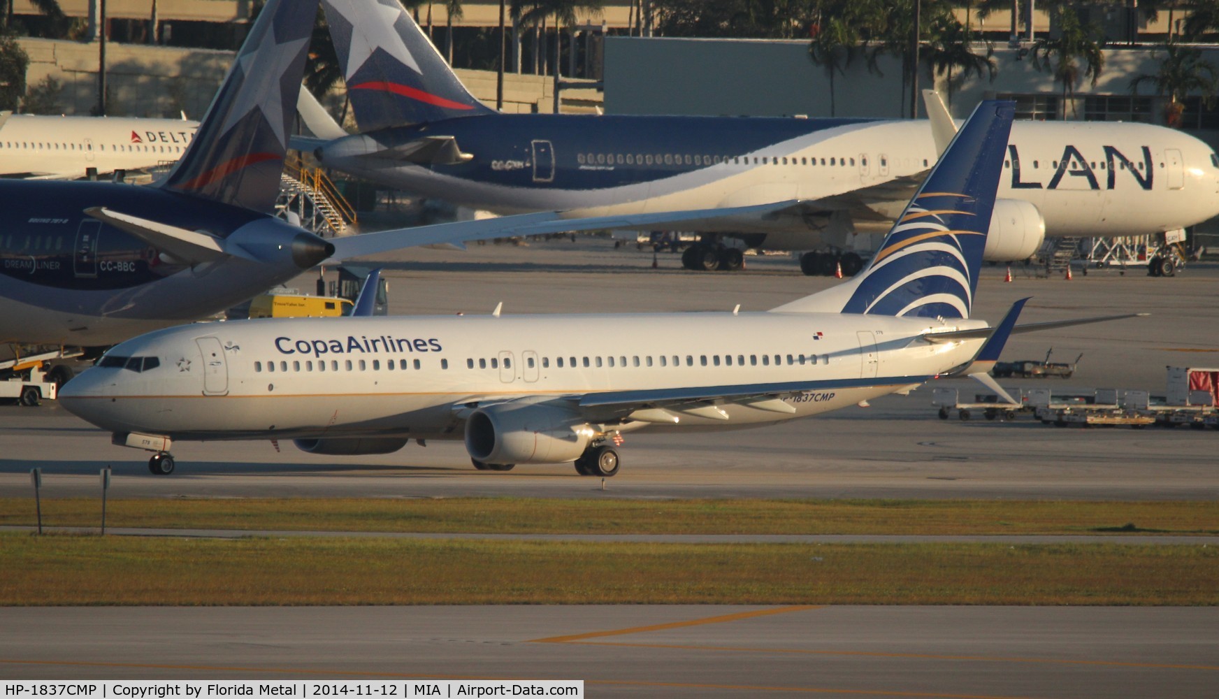 HP-1837CMP, 2014 Boeing 737-8V3 C/N 40783, Copa 737-800