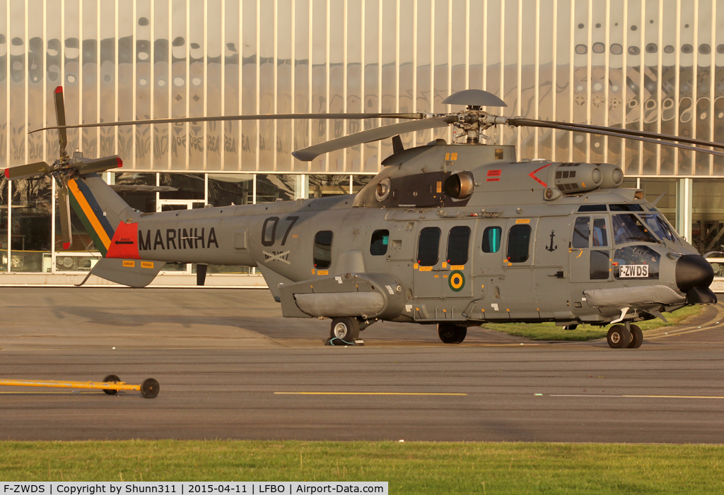 F-ZWDS, 2015 Airbus Helicopters EC-725BR-B Cougar C/N 2867/BRA019, Great surprise to see this helicopter this day who came from Marseille / Airbus Helicopters factory one day before! For Brazil Navy as N-7107/07