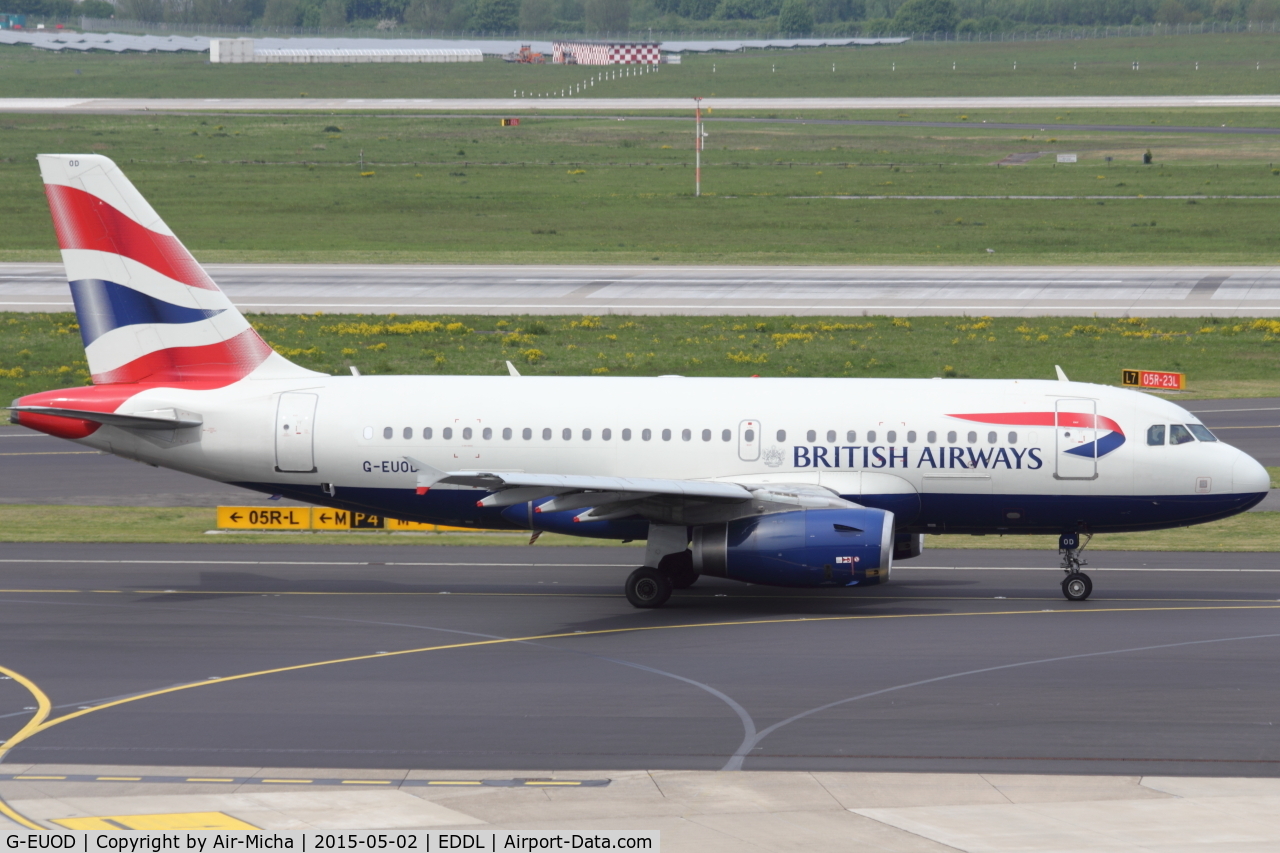 G-EUOD, 2001 Airbus A319-131 C/N 1558, British Airways, Airbus A319-131, CN: 1558