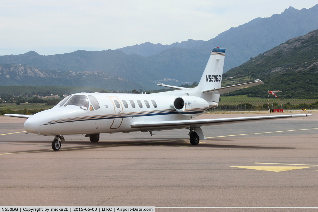 N550BG, 1988 Cessna S550 Citation IIS C/N S550-0148, Parked