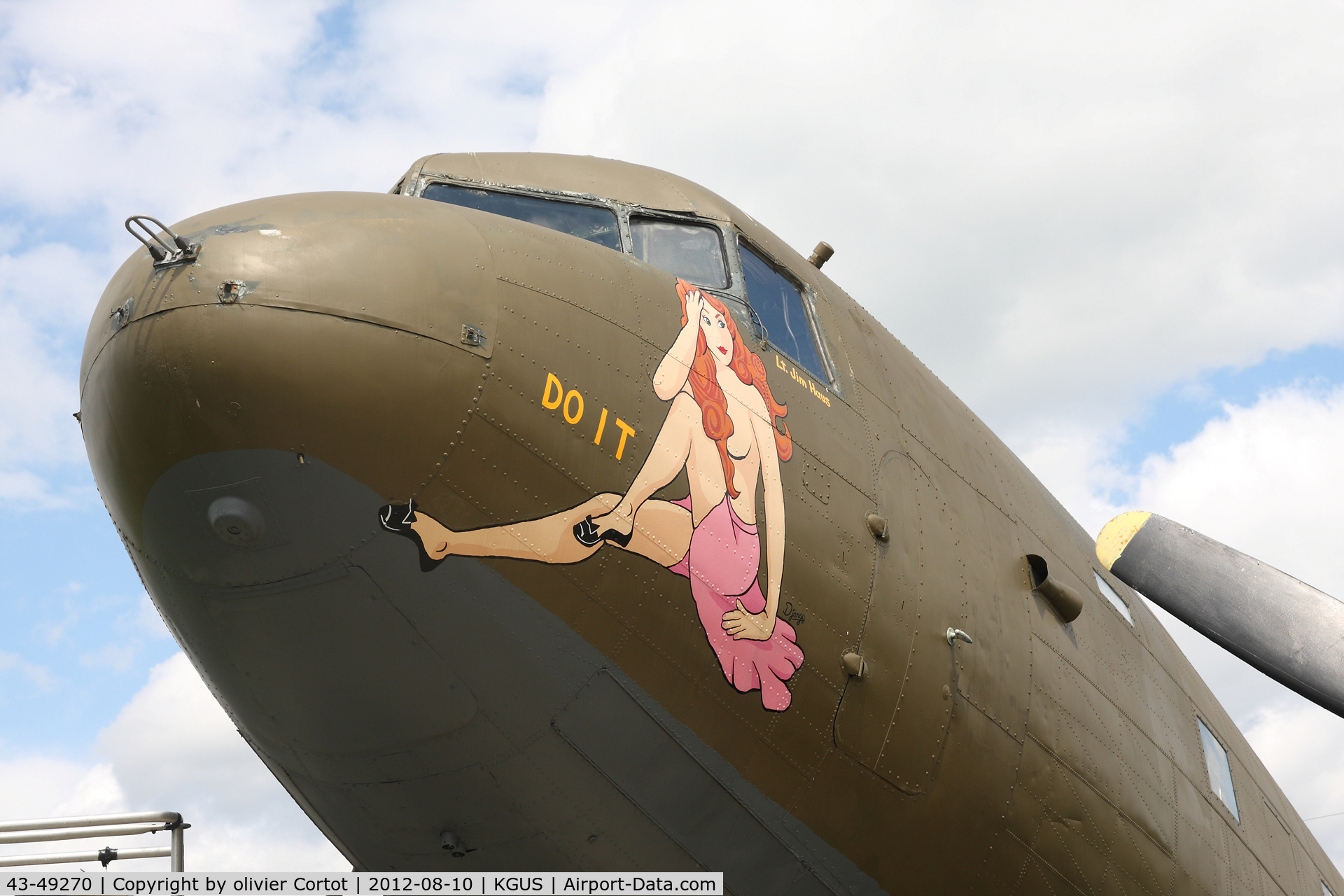 43-49270, 1944 Douglas C-47B-15-DK Skytrain C/N 15086/26531, nose art