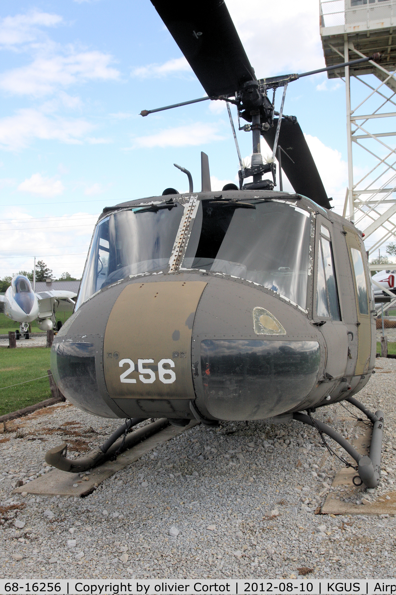 68-16256, 1968 Bell UH-1H Iroquois C/N 10915, front view