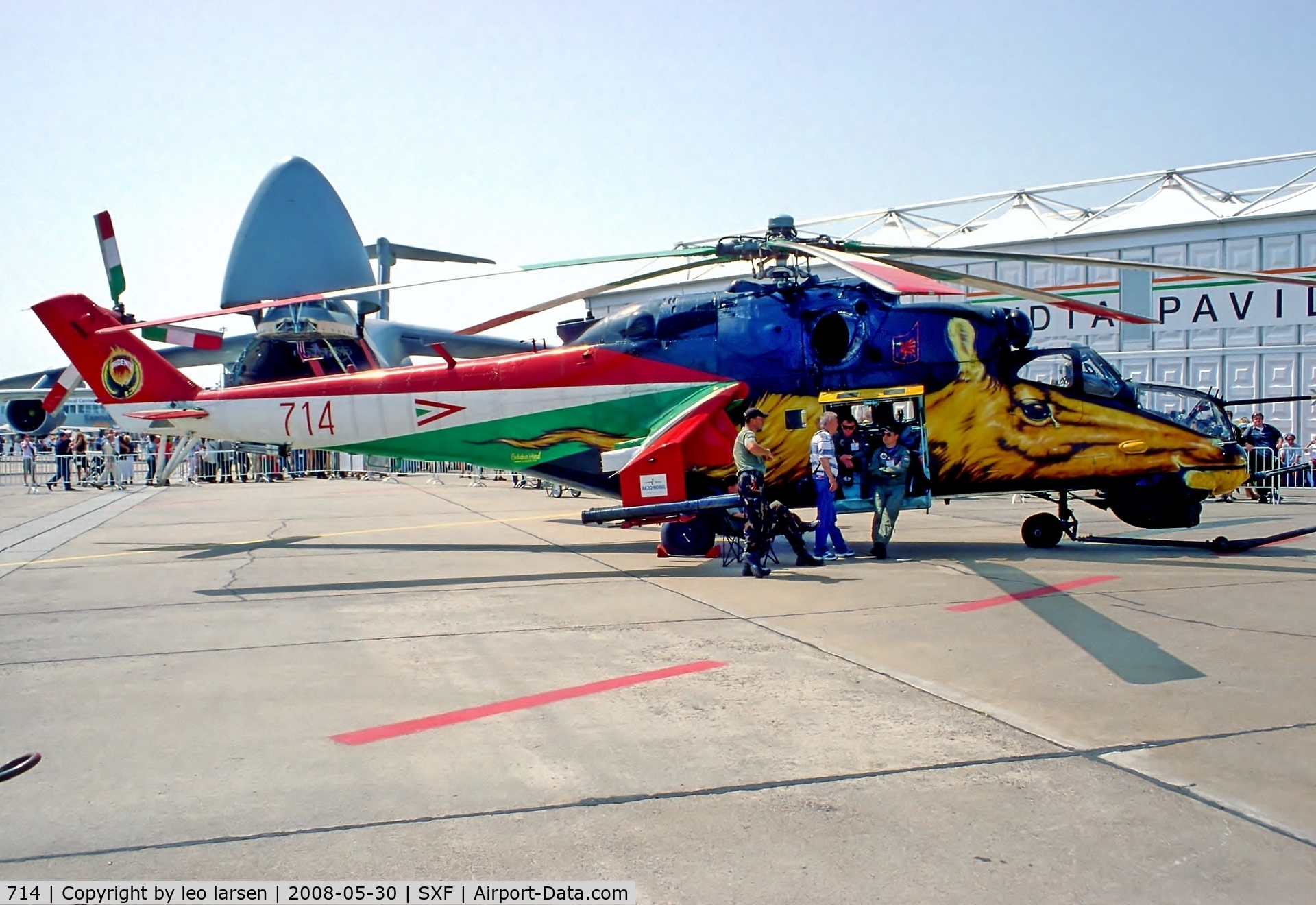 714, 1985 Mil Mi-24V Hind E C/N K220714, Berlin Air Show 30.5.08