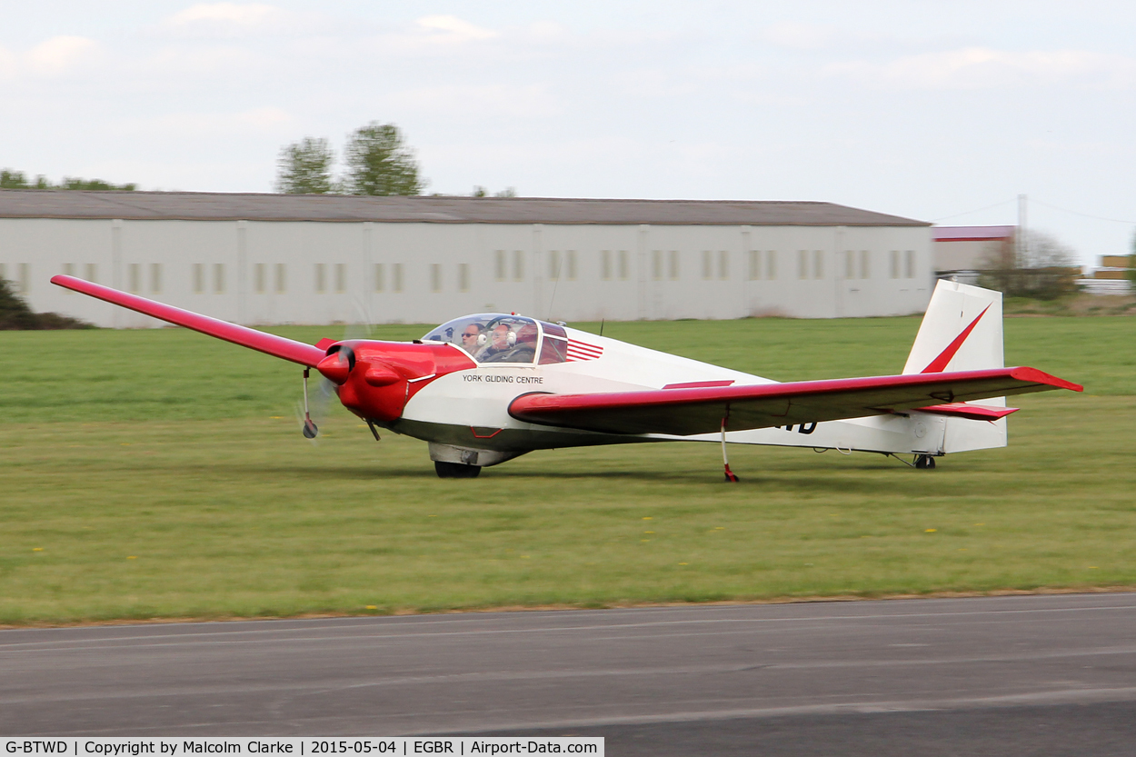 G-BTWD, 1980 Slingsby T-61F Venture T2 C/N 1976, Slingsby T-61F Venture T2 at The Real Aeroplane Club's Auster Fly-In, Breighton Airfield, May 4th 2015.