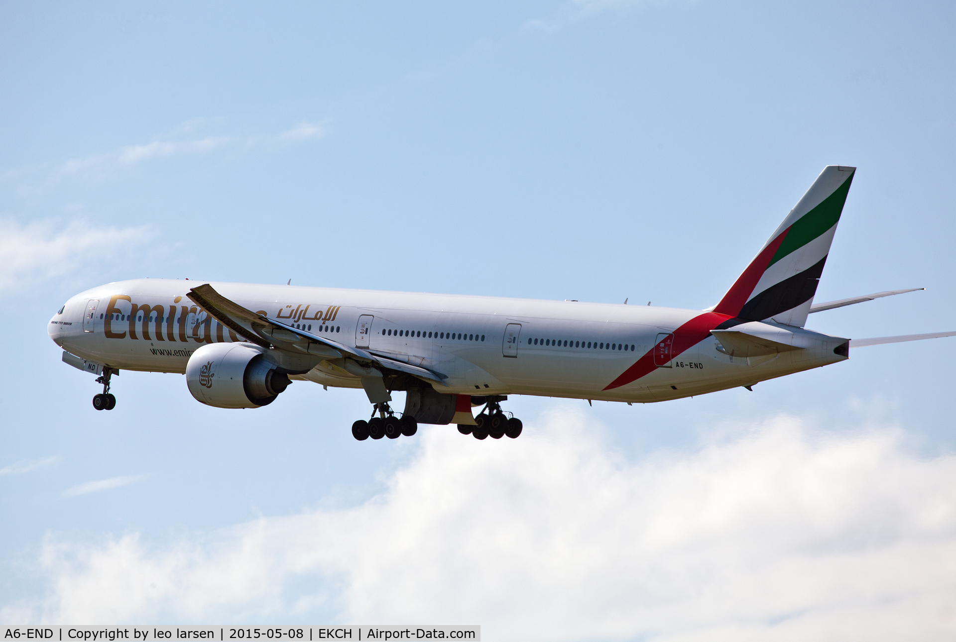 A6-END, 2012 Boeing 777-31H/ER C/N 41084, Copenhagen Kastrup 8.5.15