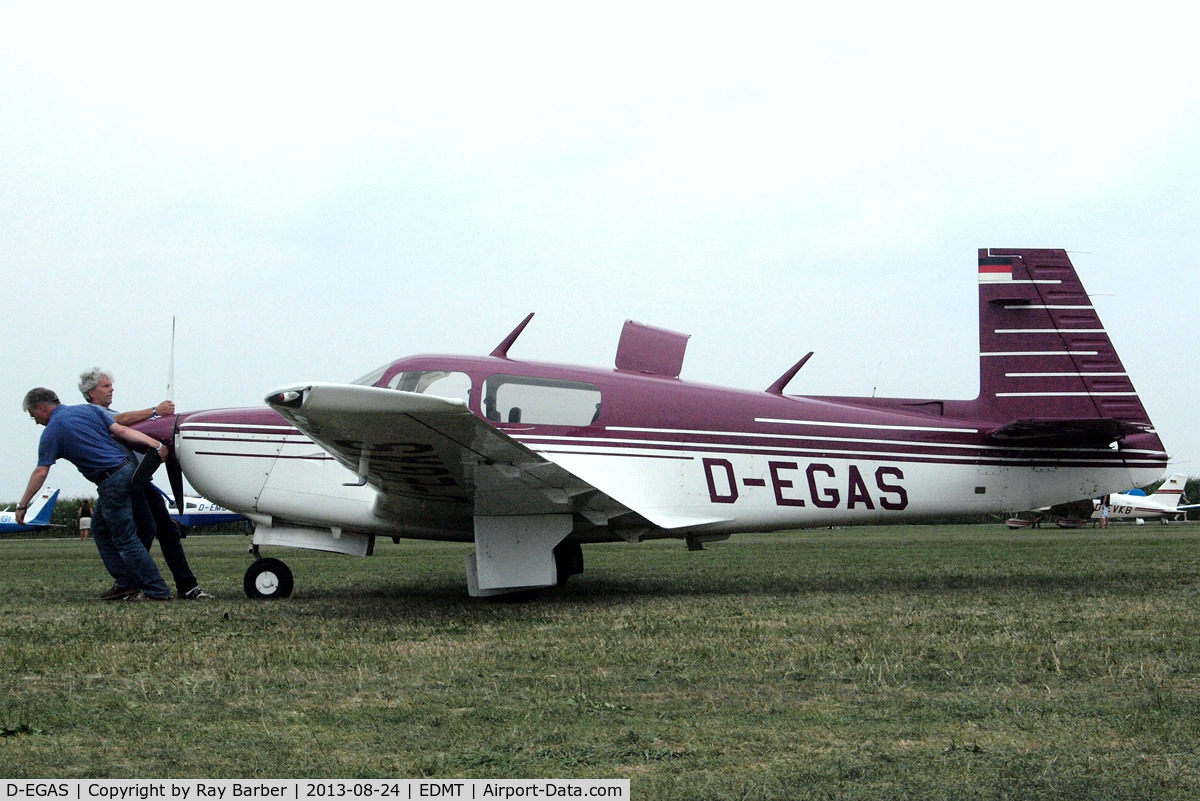 D-EGAS, Mooney M20J 205 201 C/N 24-3164, Mooney M.20J Model 205 [24-3164] Tannheim~D 24/08/2013