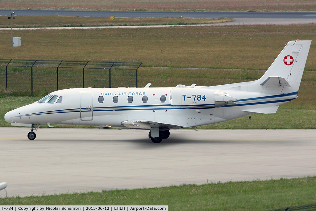 T-784, 2002 Cessna 560 Citation Excel C/N 560-5269, At EHEH