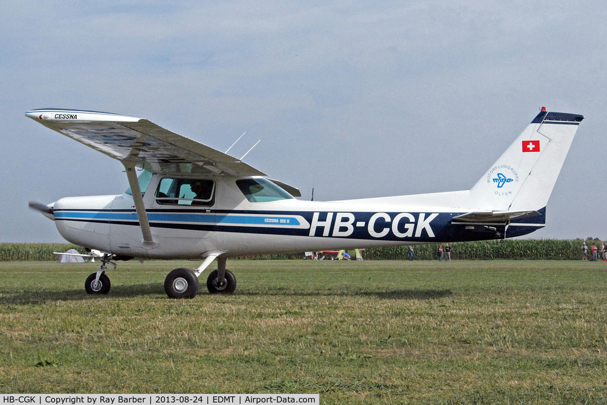 HB-CGK, 1980 Cessna 152 C/N 15284522, Cessna 152 [152-84522] Tannheim~D 24/08/2013