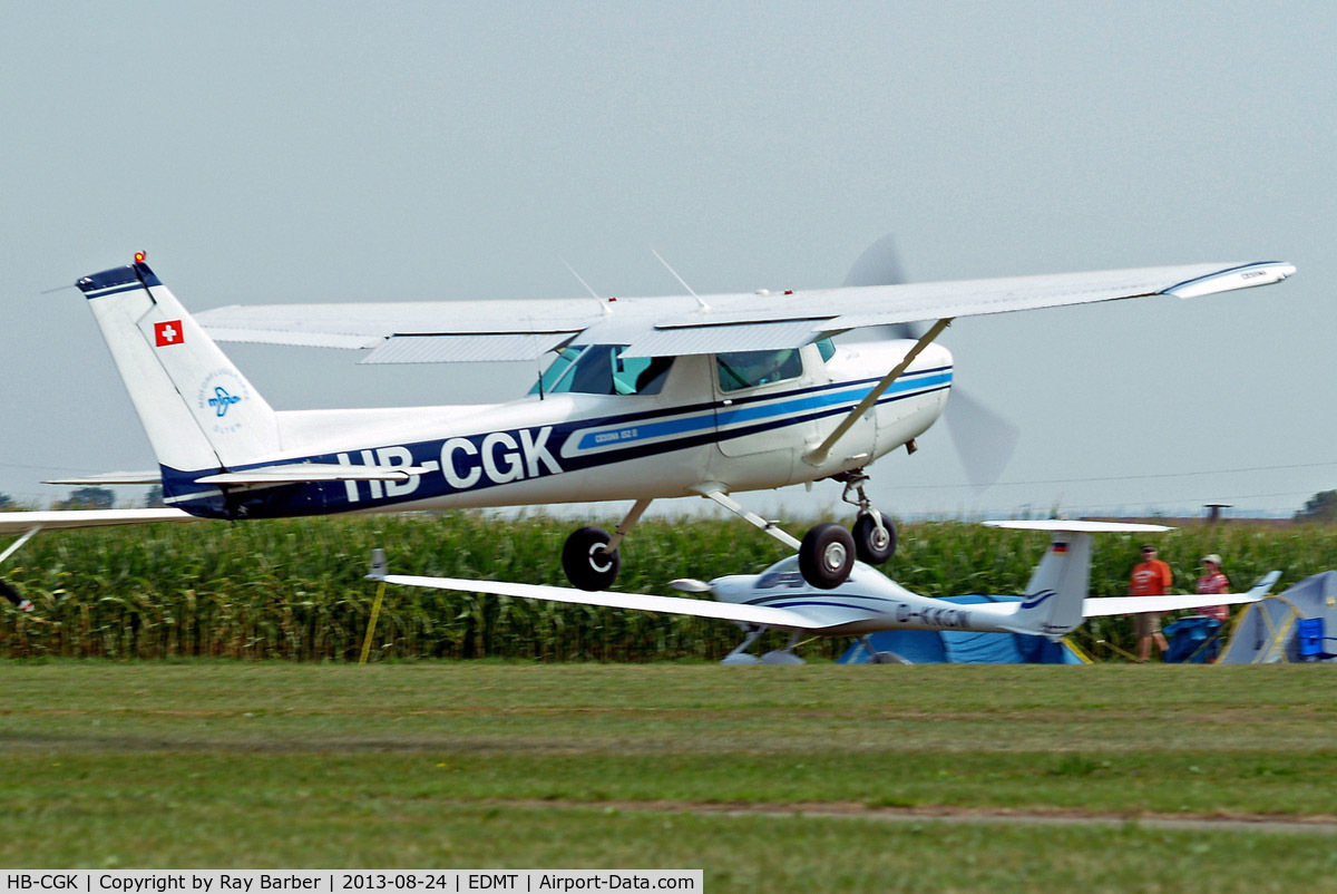 HB-CGK, 1980 Cessna 152 C/N 15284522, Cessna 152 [152-84522] Tannheim~D 24/08/2013