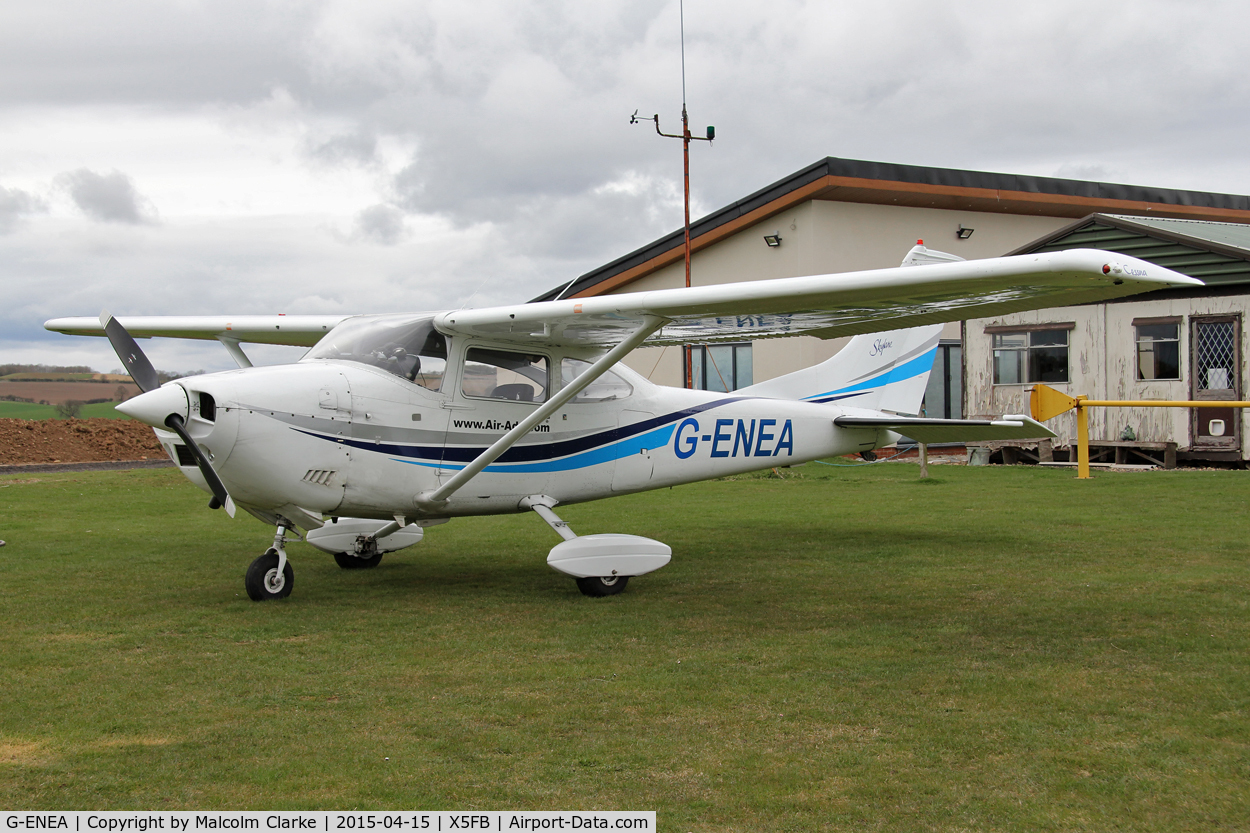 G-ENEA, 1971 Cessna 182P Skylane C/N 182-60895, Cessna 182P Skylane at Fishburn Airfield UK, April 15th 2015.