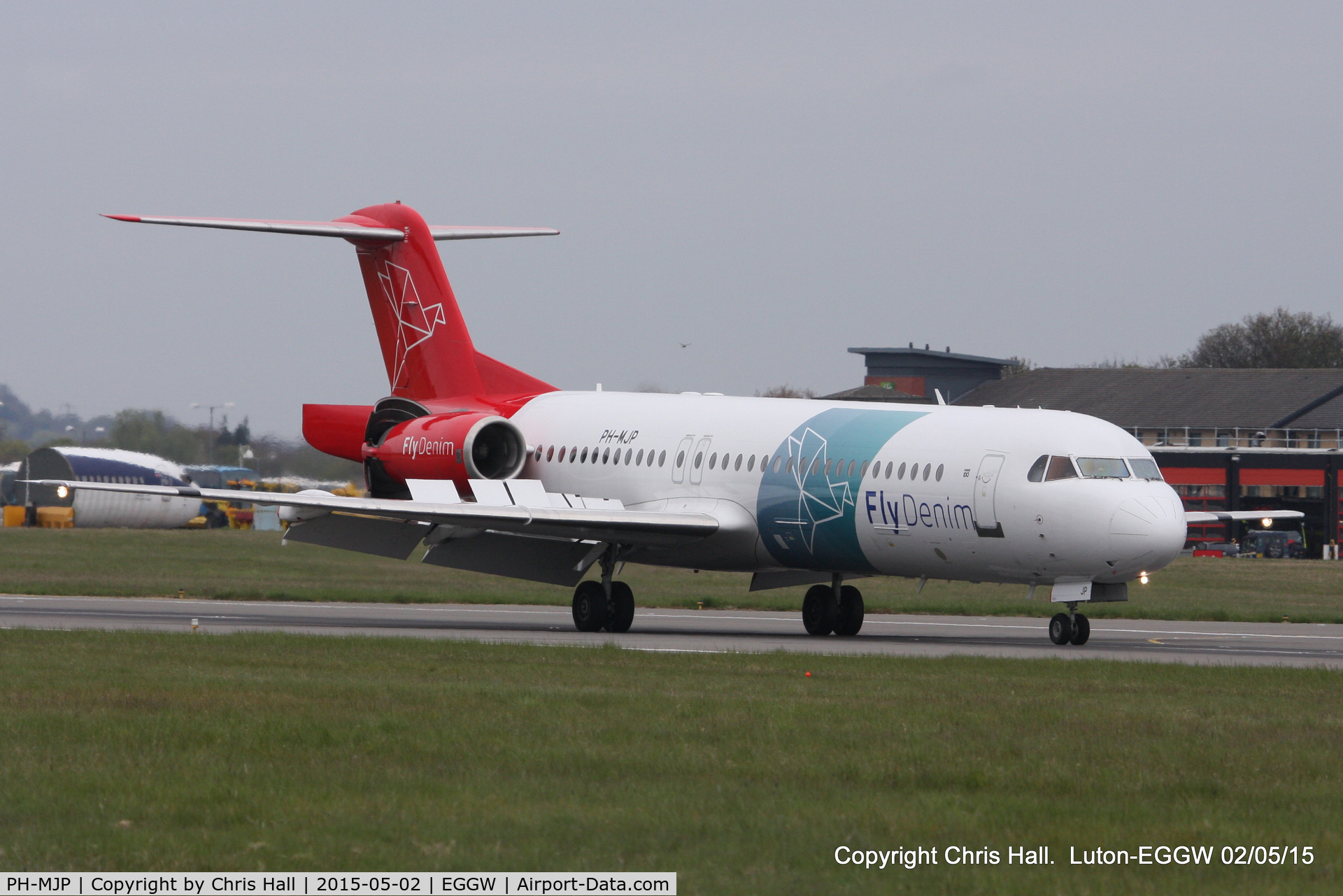 PH-MJP, 1995 Fokker 100 (F-28-0100) C/N 11505, Denim Air