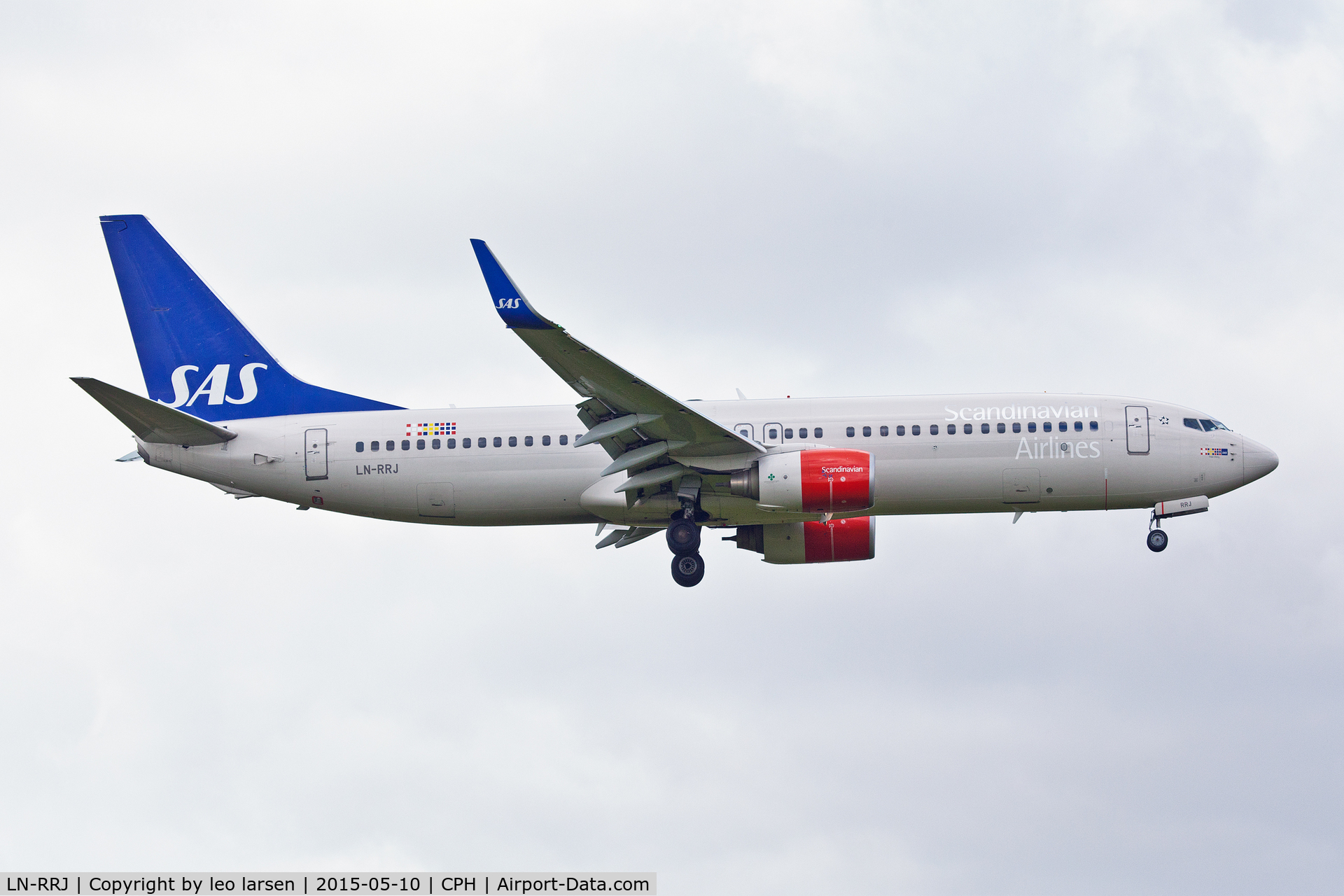 LN-RRJ, 2009 Boeing 737-883 C/N 34547, Copenhagen 10.5.15