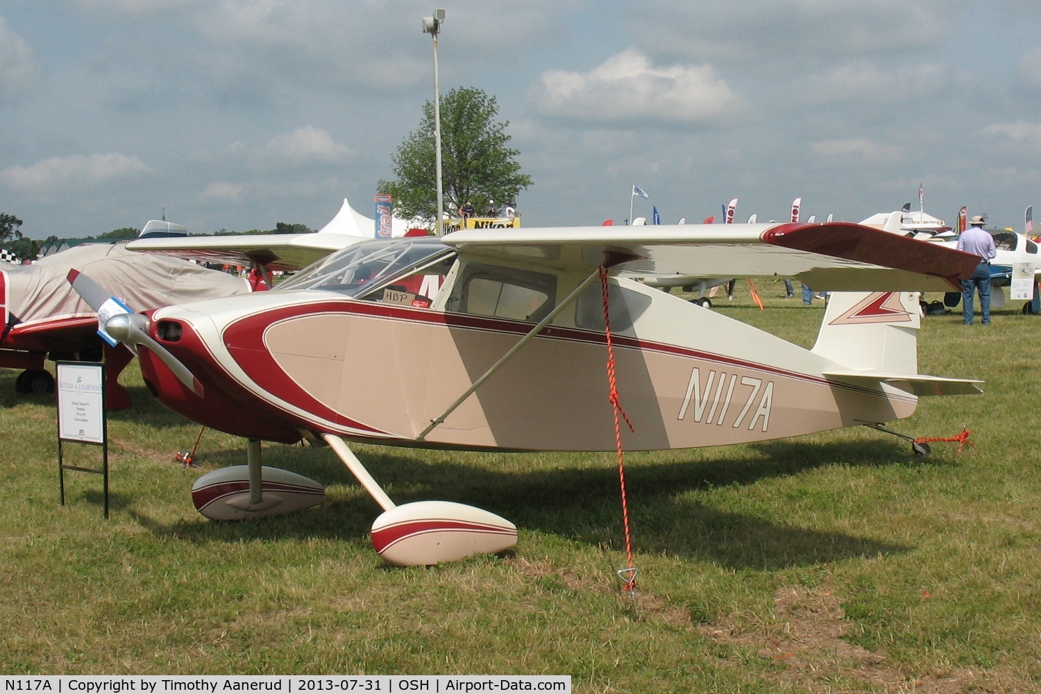 N117A, 1965 Wittman W-8 Tailwind C/N 158, 1965 Wittman W-8 Tailwind, c/n: 158