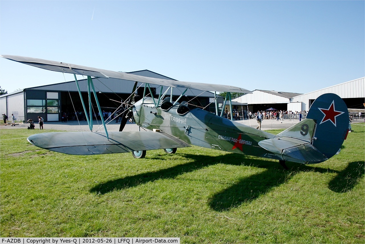 F-AZDB, Polikarpov Po-2W C/N 045, Polikarpov Po-2W, La Ferté Alais Airfield (LFFQ) Air Show 2012