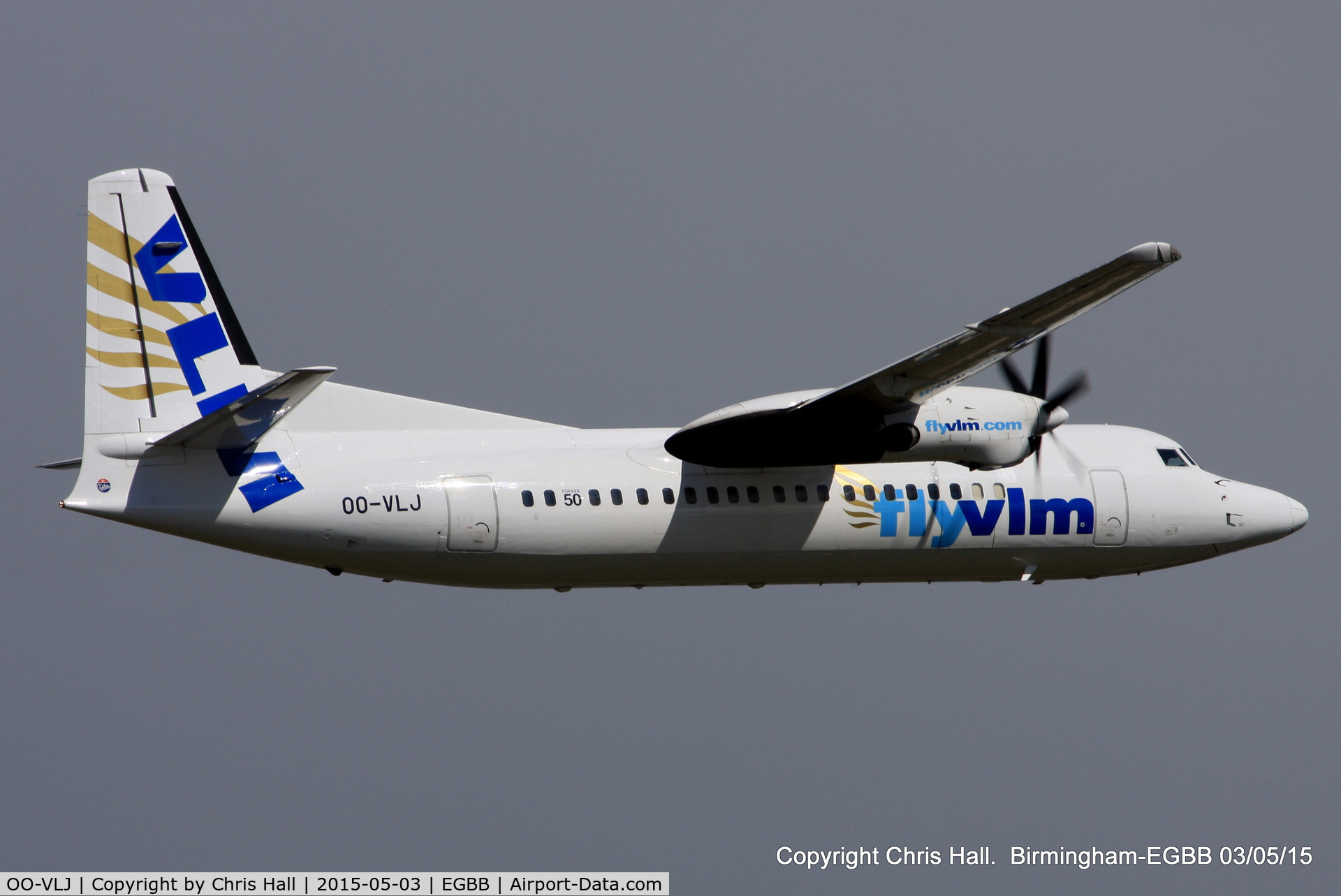 OO-VLJ, 1987 Fokker 50 C/N 20105, VLM