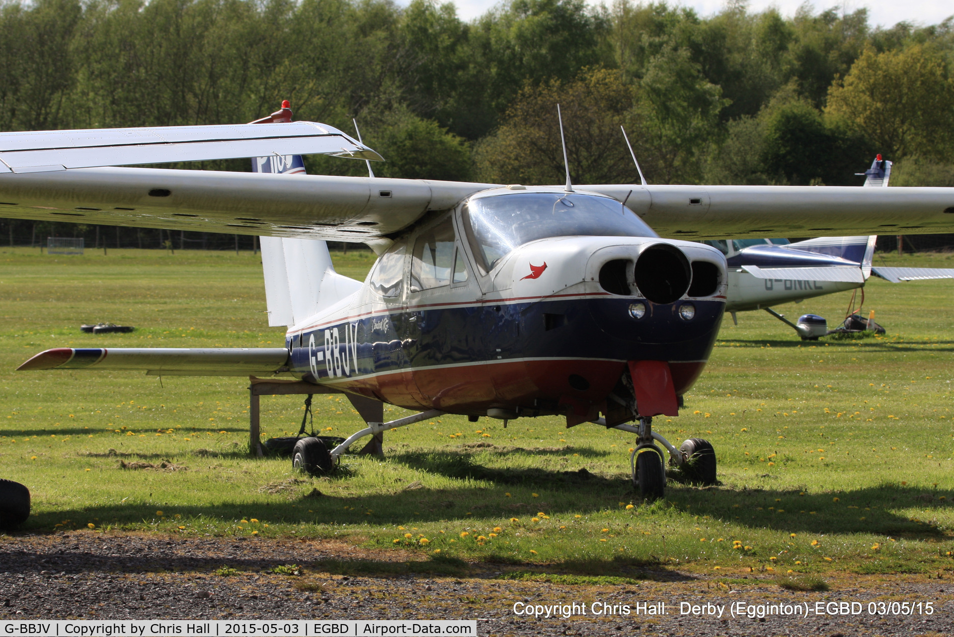 G-BBJV, 1974 Reims F177RG Cardinal RG C/N 0098, at Derby airfield