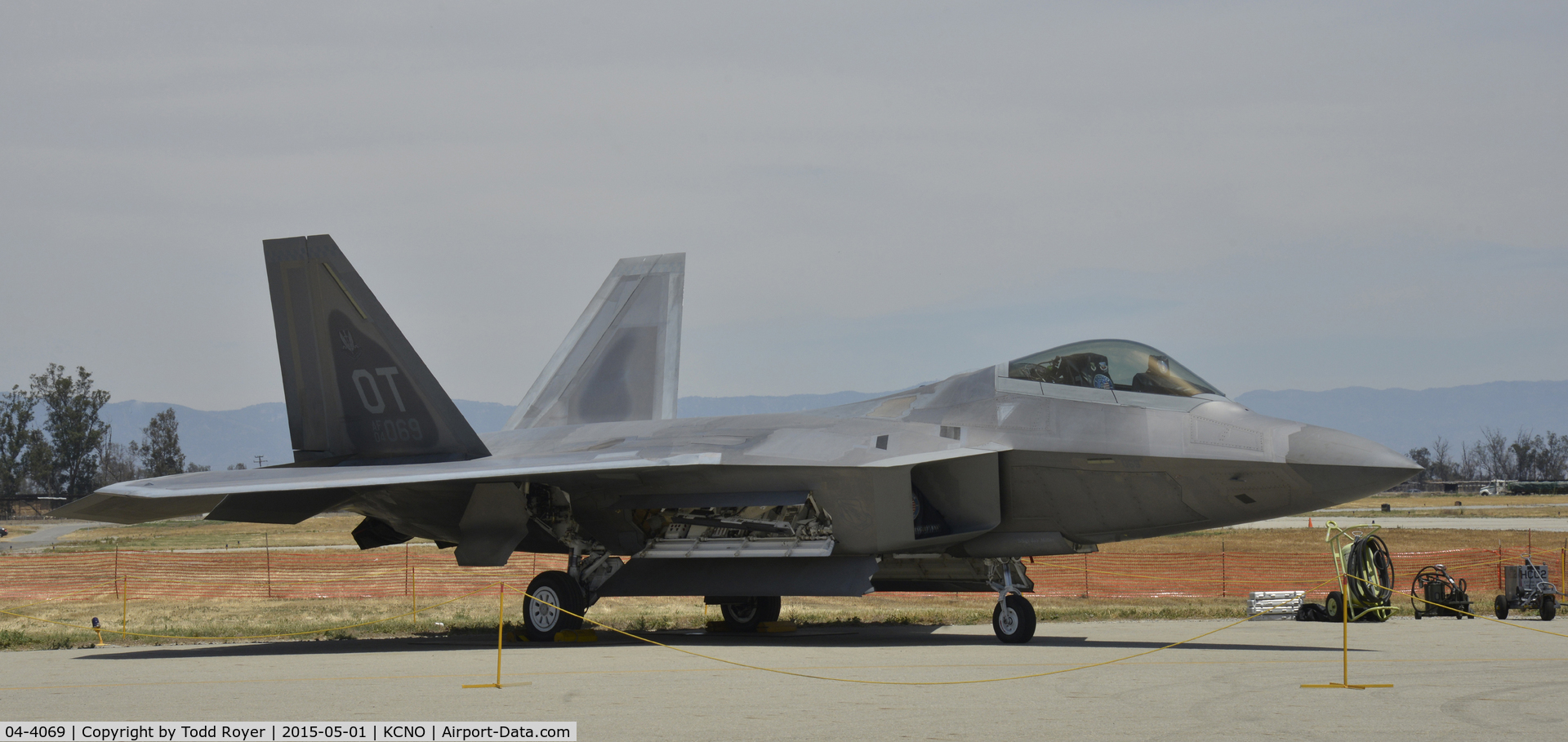 04-4069, 2004 Lockheed Martin F-22A Raptor C/N 4069, On display at the 2015 Planes of Fame Airshow