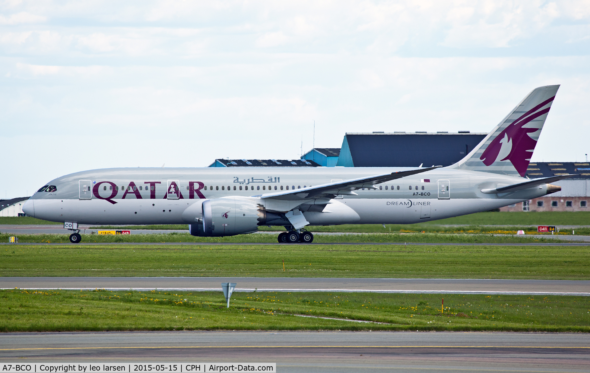 A7-BCO, 2014 Boeing 787-8 Dreamliner Dreamliner C/N 38333, Copenhagen 15.5.15