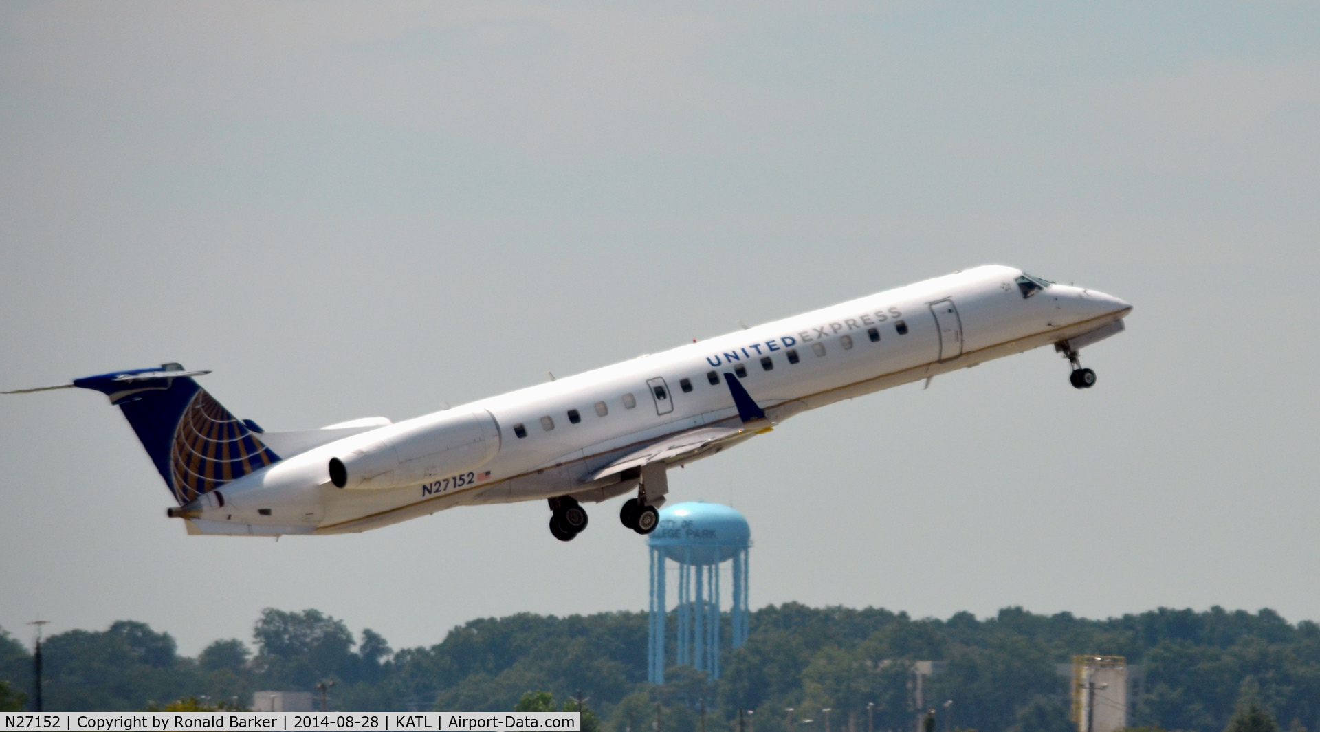 N27152, 2003 Embraer ERJ-145XR (EMB-145XR) C/N 145759, Takeoff Atlanta