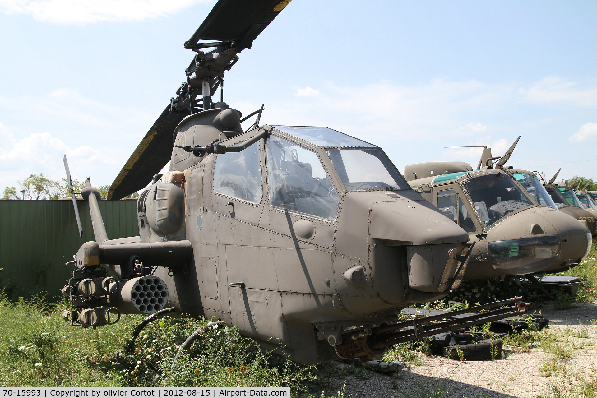 70-15993, 1970 Bell AH-1F Cobra C/N 20937, one of the russel military museum's cobras